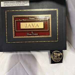 Java By Drew Estate Cigar Box 8.1/2 x 6.1/4 X 2”
